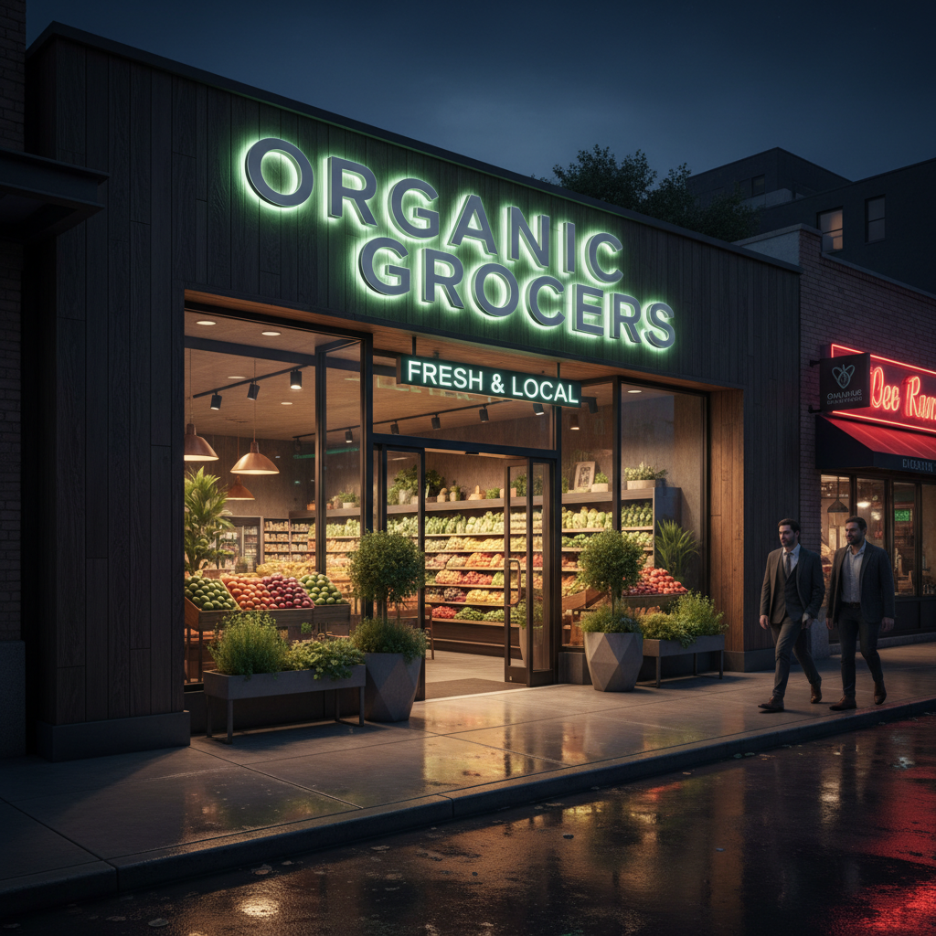 Whole Foods Market Facade Signs